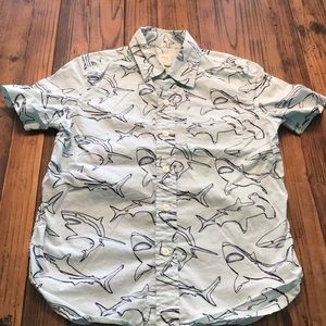 Shark attack button up